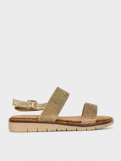 Sandali Bassi con Brillantini - SA2507