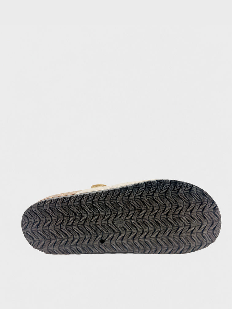 Ciabatte camoscio con strappo - CA2553