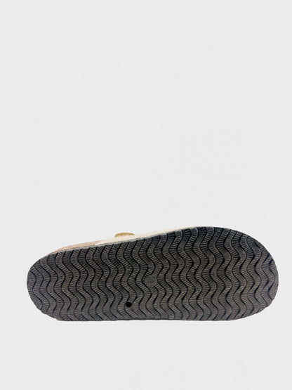 Ciabatte camoscio con strappo - CA2553